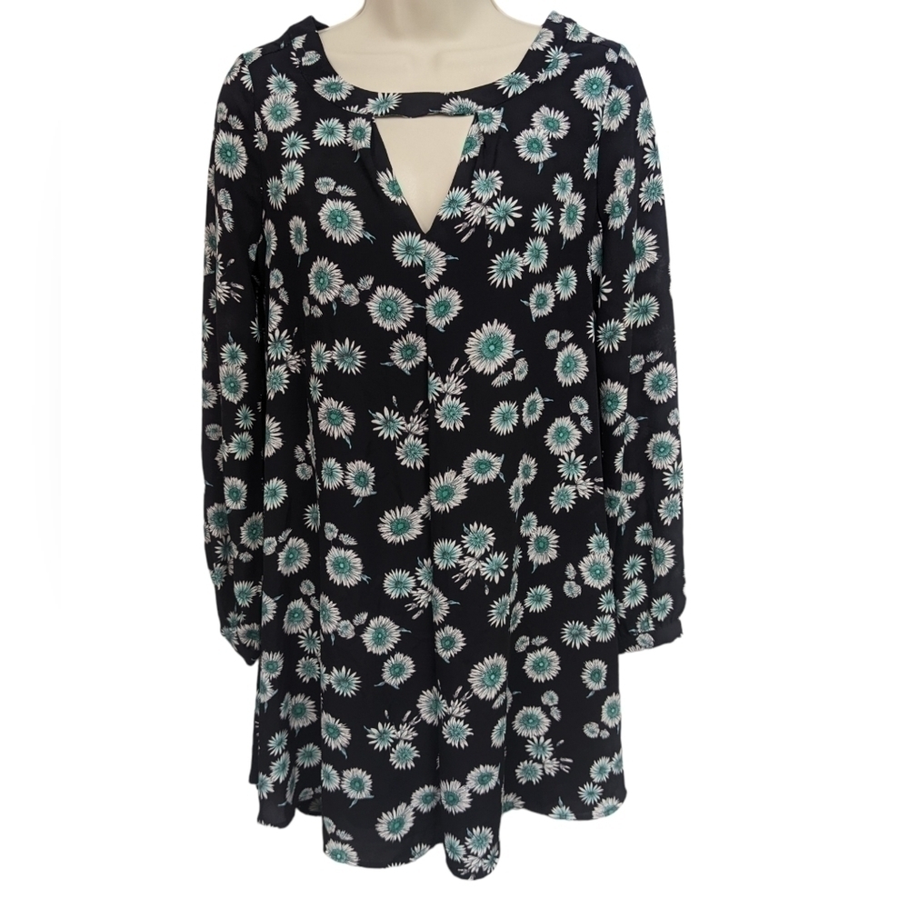 Express Band Collar Keyhole Daisy Dress Sz XS